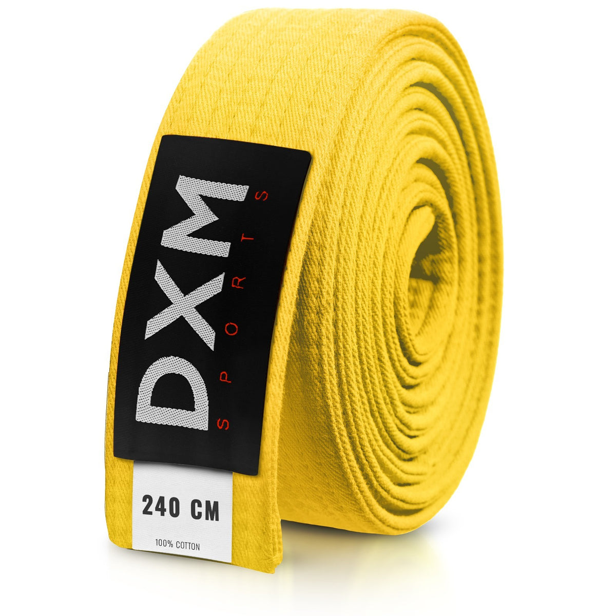 Pack of 4 Double Wrap Martial Arts Belts for Karate, Taekwondo & Judo