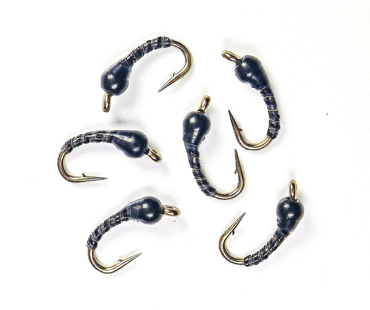 Premium Tungsten Midge Trout Flies for Fly Fishing - Multiple Sizes