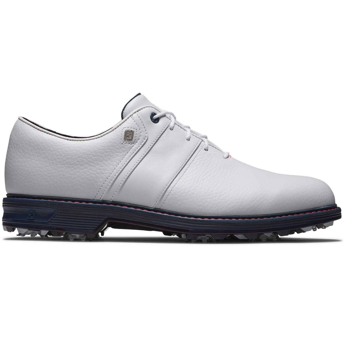 Men's Waterproof Golf Shoes Packard Series White Navy Pink - All Sizes