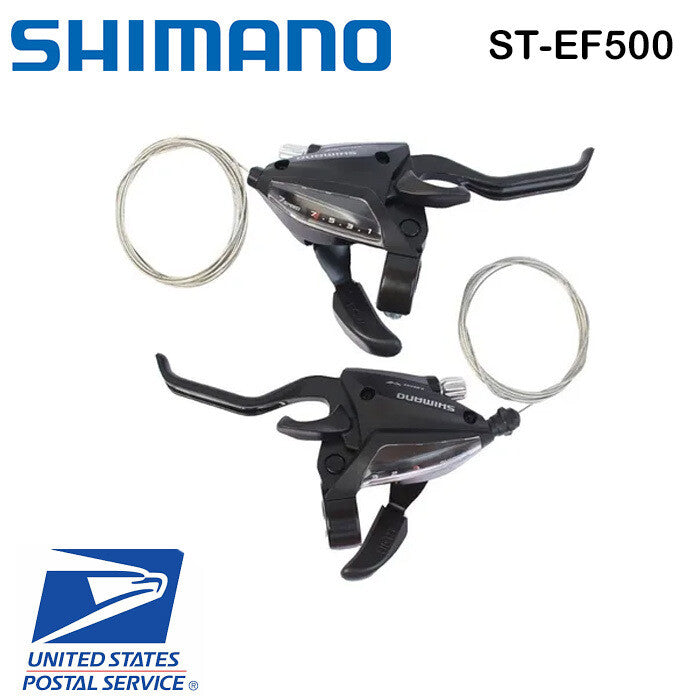 Shimano MTB Bike Brake Levers and Shifter Set for 3/7/8-Speed Bikes