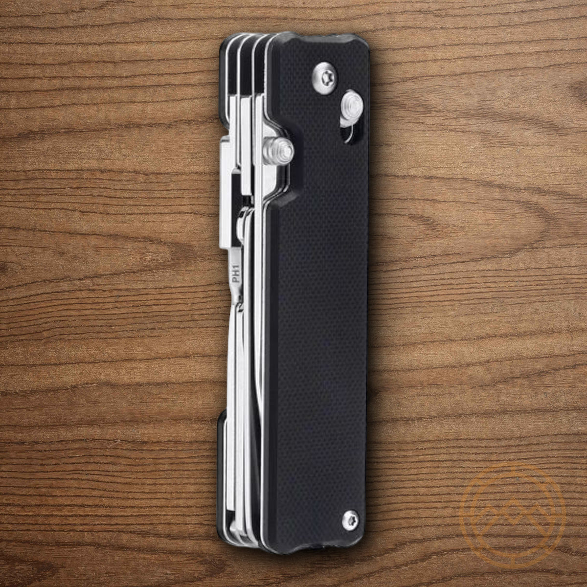 Multi-Tool with Scissors and Blade - Black G10 Handle, Pocket Size