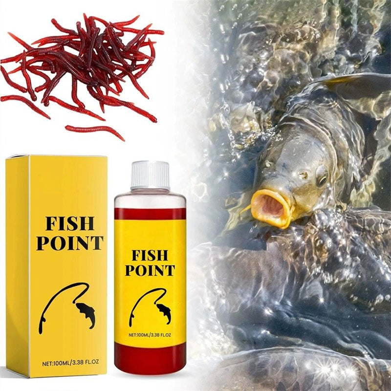 Concentrated Fish Attractant Liquid for Trout & Panfish - Red Worm Extract, 100ml