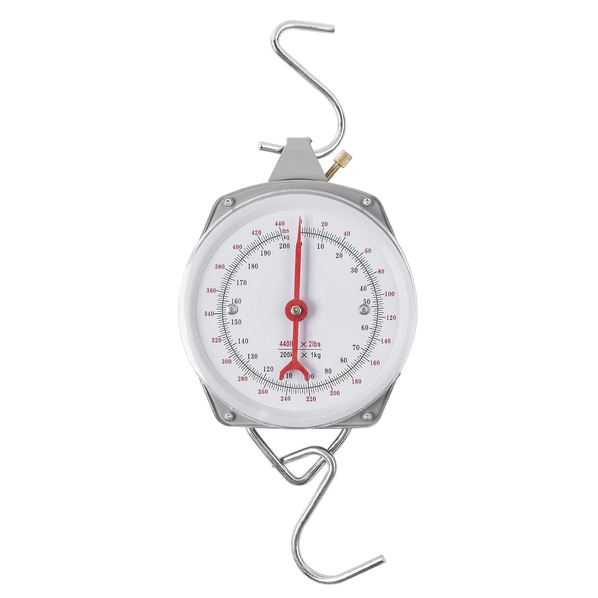 Mechanical Hanging Scale 440Lbs/200Kg Handheld Suspension Scale Gray