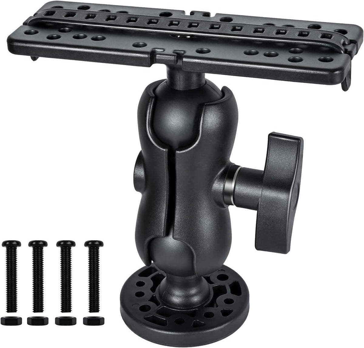 Adjustable Fish Finder Mount with 360° Swivel for Kayak Canoe