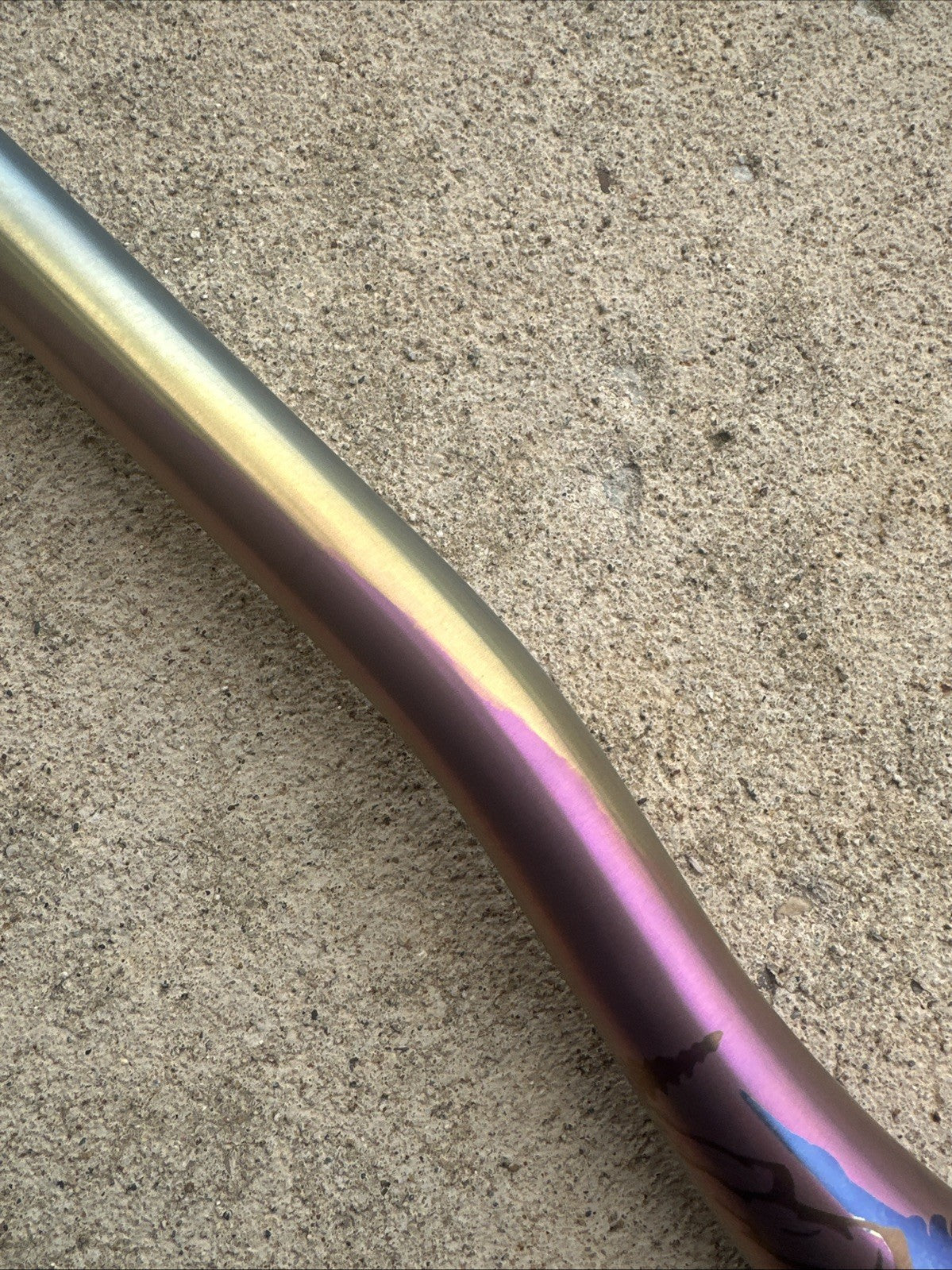 Titanium Riser Bar for Mountain and Fitness Bikes - 800mm, 31.8mm Clamp, Custom Anodized Multi-Color Finish