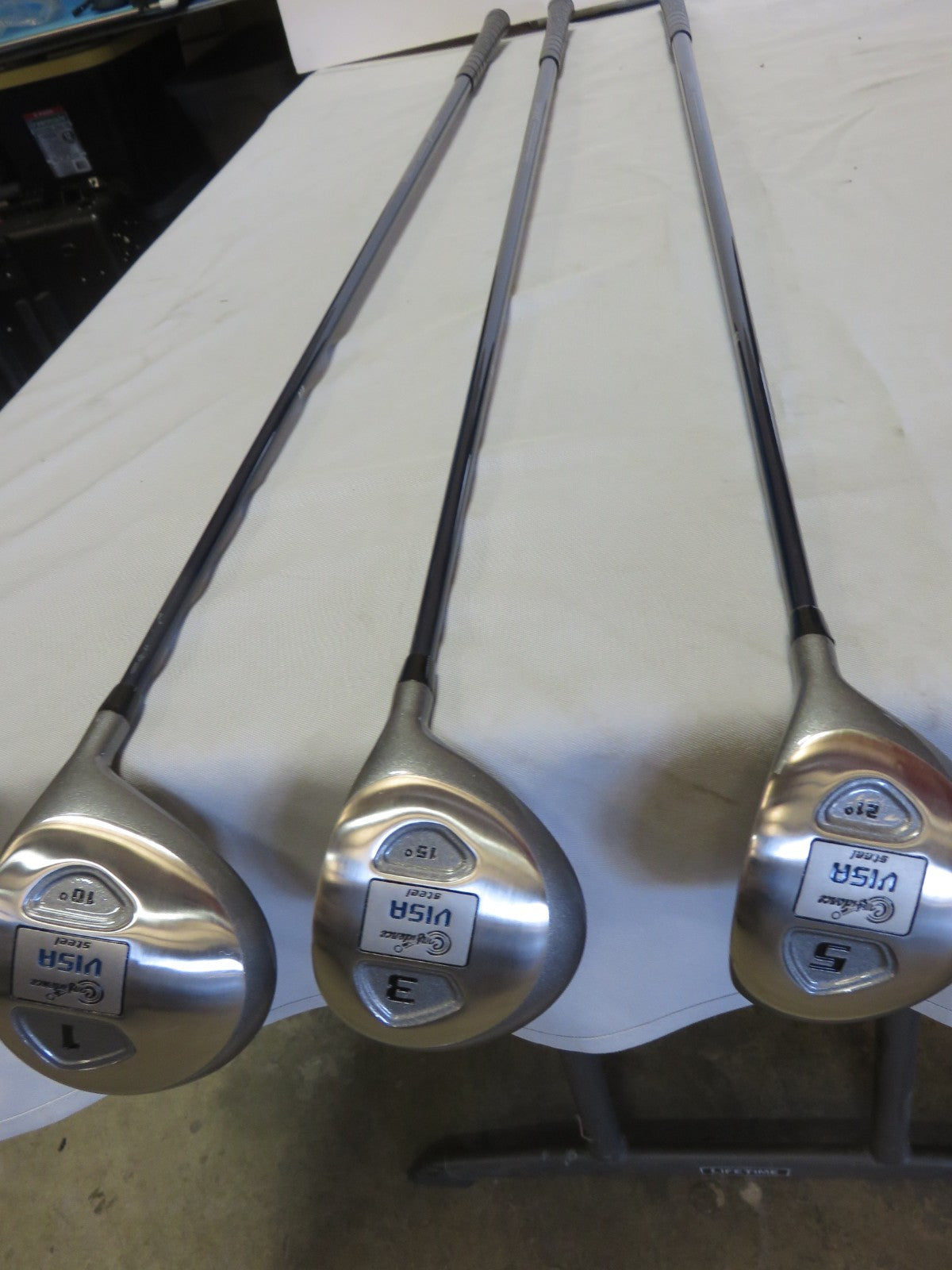 Golf Driver Set 1, 3, 5 Steel Shaft Right Handed Stiff Flex New
