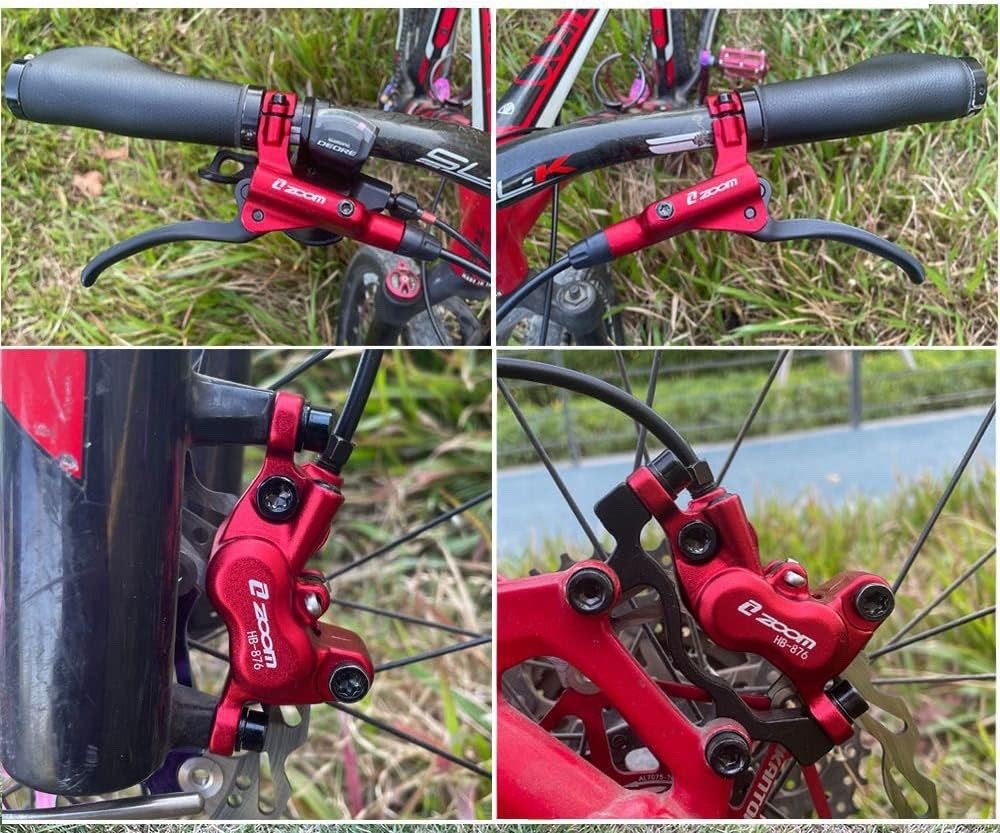 Hydraulic Disc Brake Set for Mountain Bikes 160mm Front & Rear Floating Rotor
