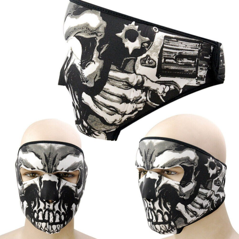 Neoprene Face Mask for Cycling Motorcycle Skiing with Character Pattern