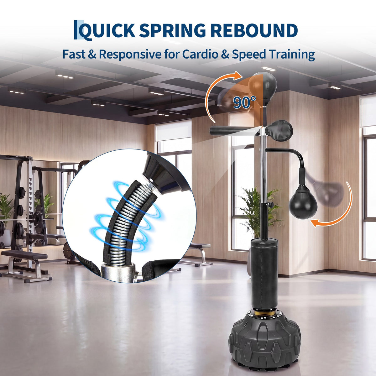 Adjustable Freestanding Punching Bag Stand for Boxing & MMA Training