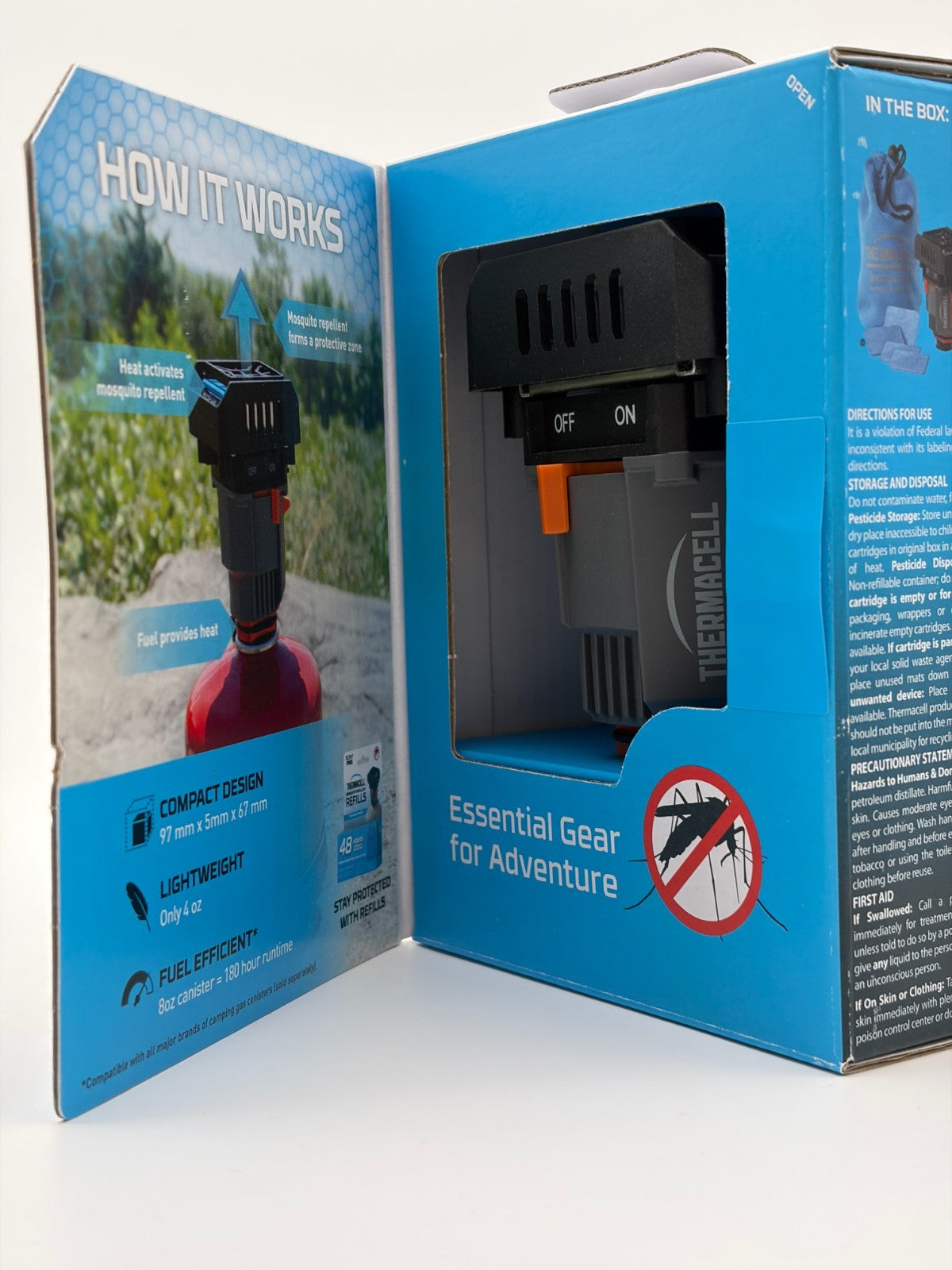 Mosquito Repellent Appliance for Camping and Backpacking - Gen 2.0
