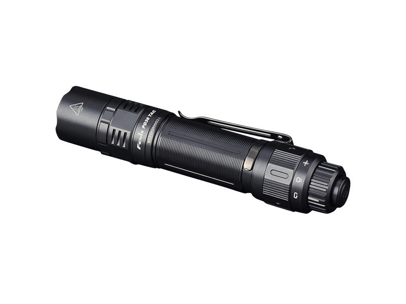 LED Tactical Duty Flashlight with Holster & Rechargeable Battery