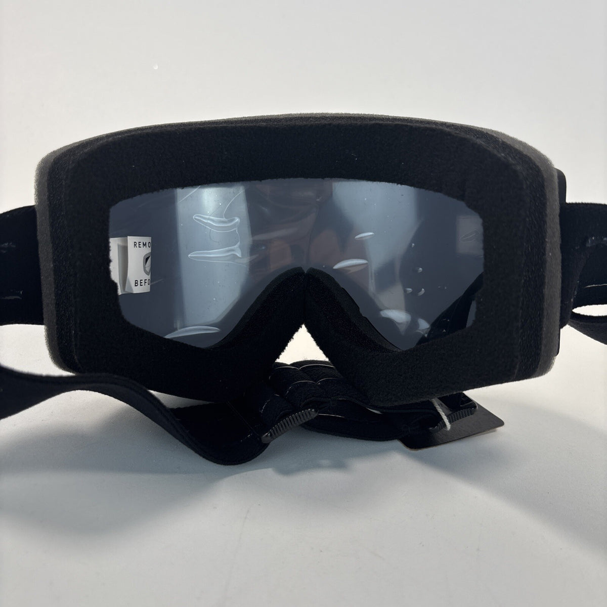 Snowboarding Goggles with Black Frame and Lenses - Unisex Fit