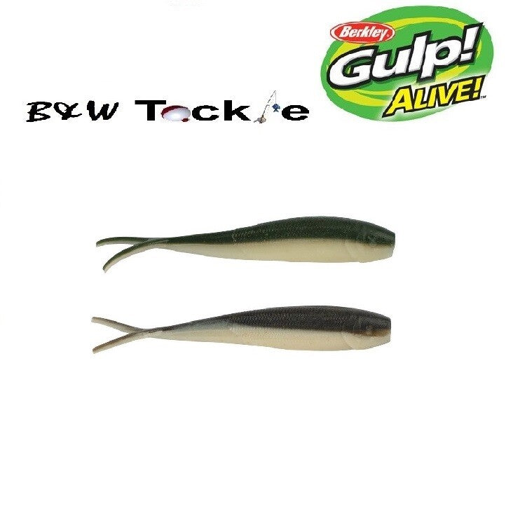 Minnow Bait 3 Inch Gulp Alive! Lifelike Fish Attractant, Multiple Colors