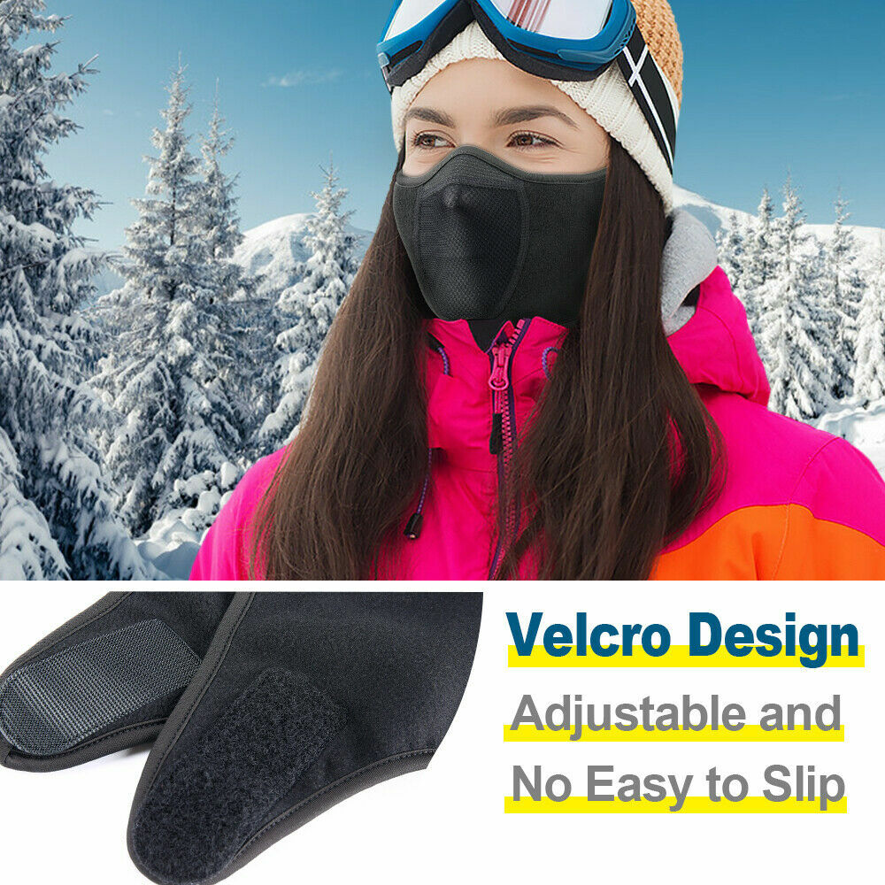 Winter Half Face Mask Windproof Balaclava Thermal Ski Mask for Outdoor Sports