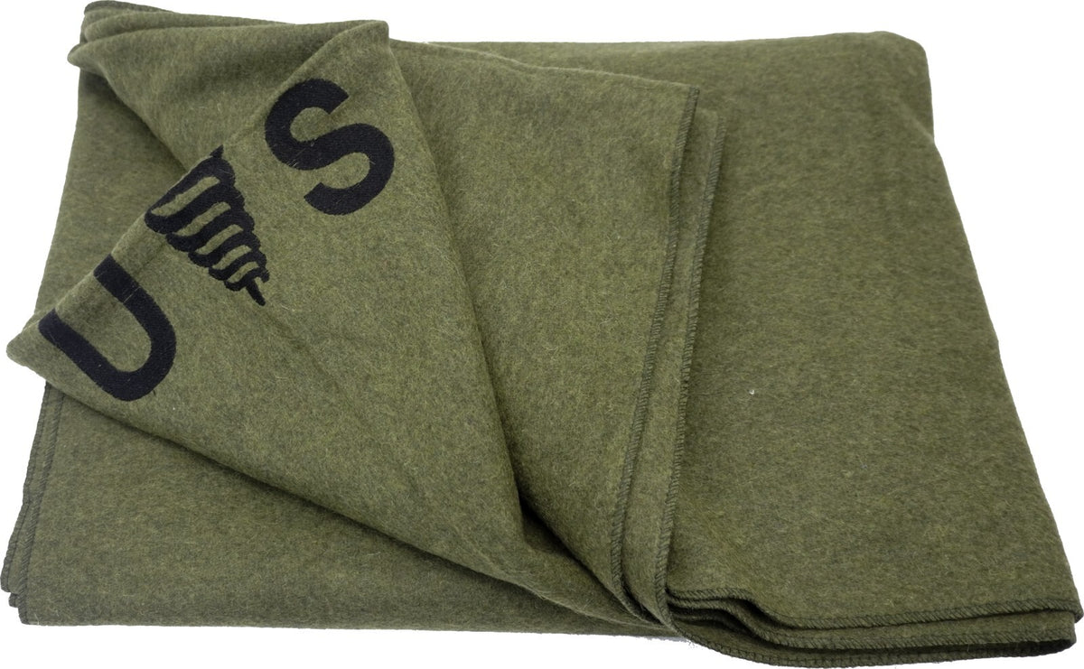 U.S. Military Wool Blanket 64x90 Army Replica Heavy Duty Insulated Cover