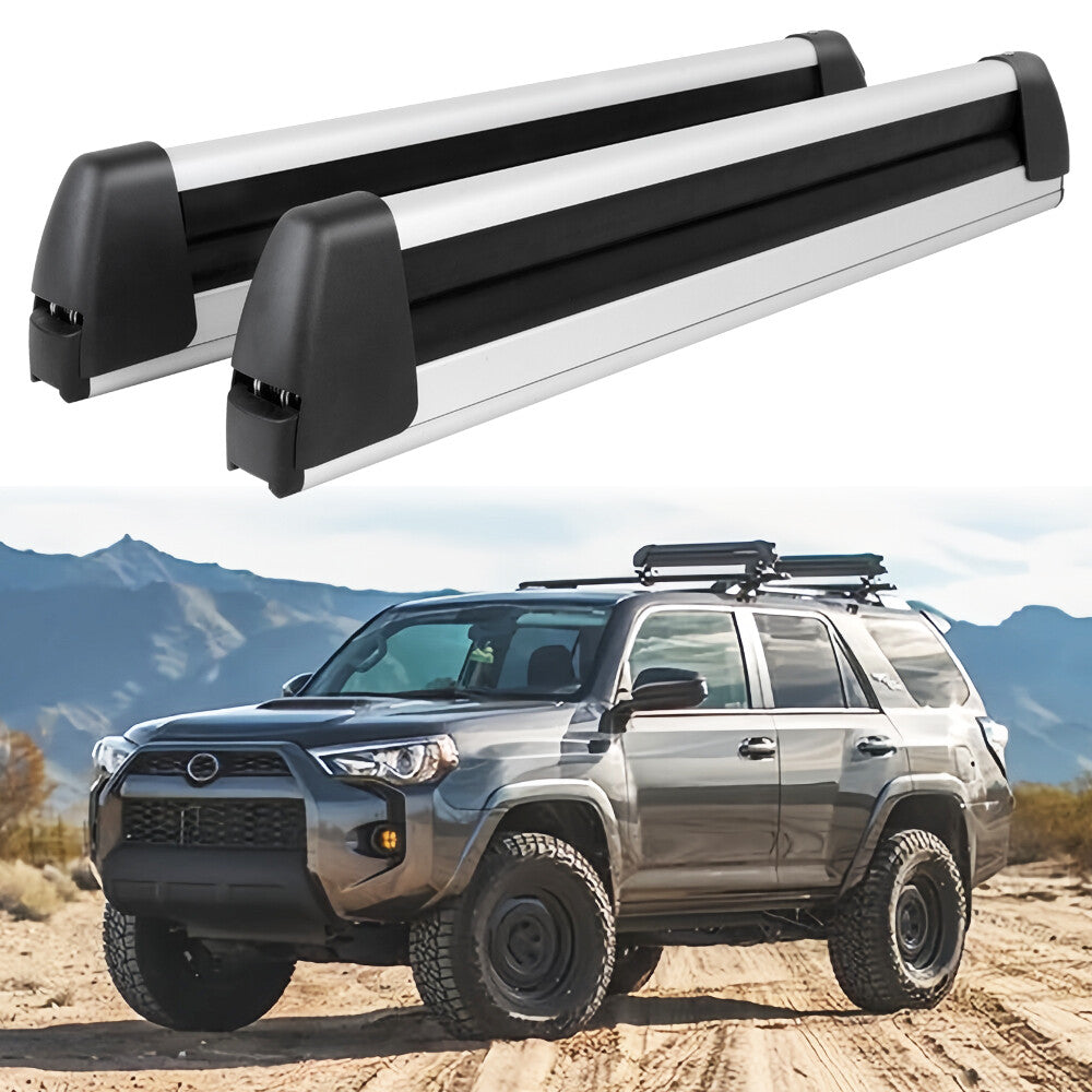 Roof Rack Cross Bar for Snowboard Ski Carrier with Lock System for Toyota 4Runner