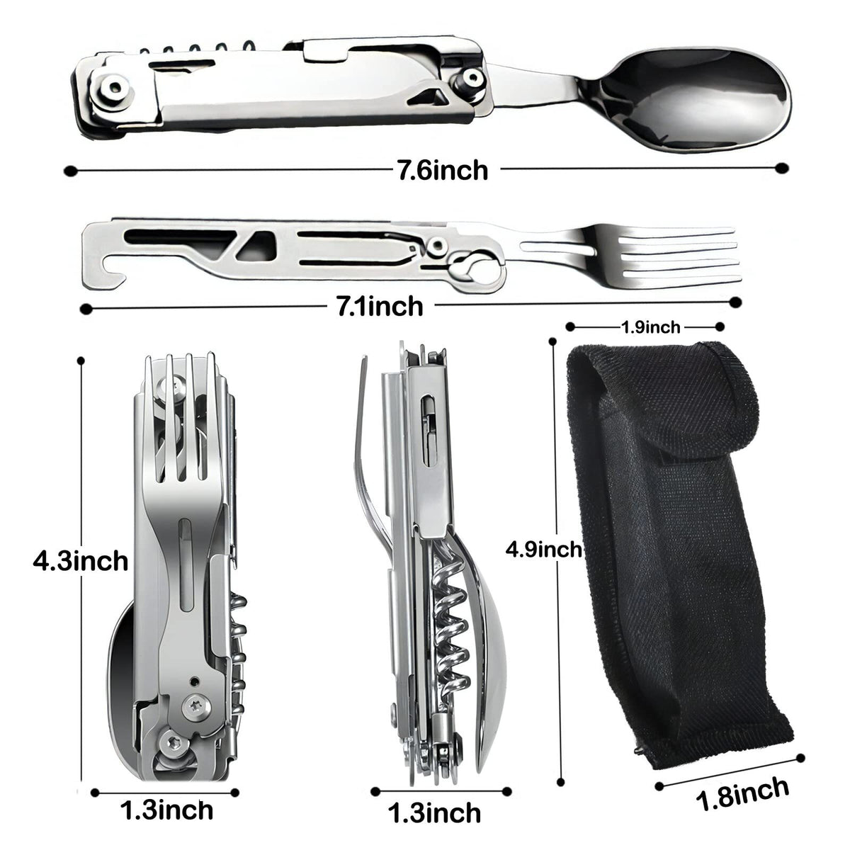 Portable Camping Cookware Set for Outdoor Cooking & Picnics