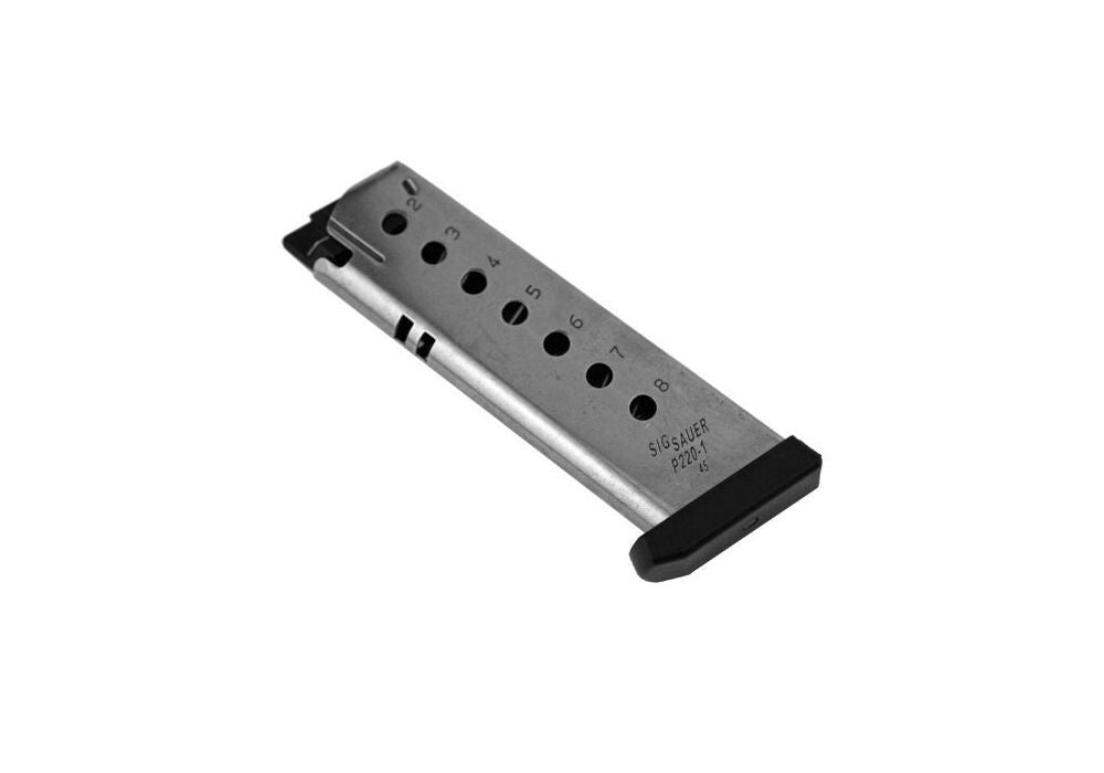 Sig Sauer P220 .45 ACP 8-Round Stainless Steel OEM Pistol Magazine
