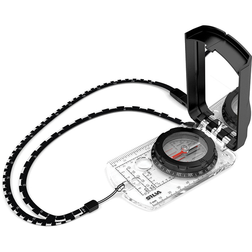 Precision Navigational Compass with Mirror Sight and Slope Card for Hiking and Camping