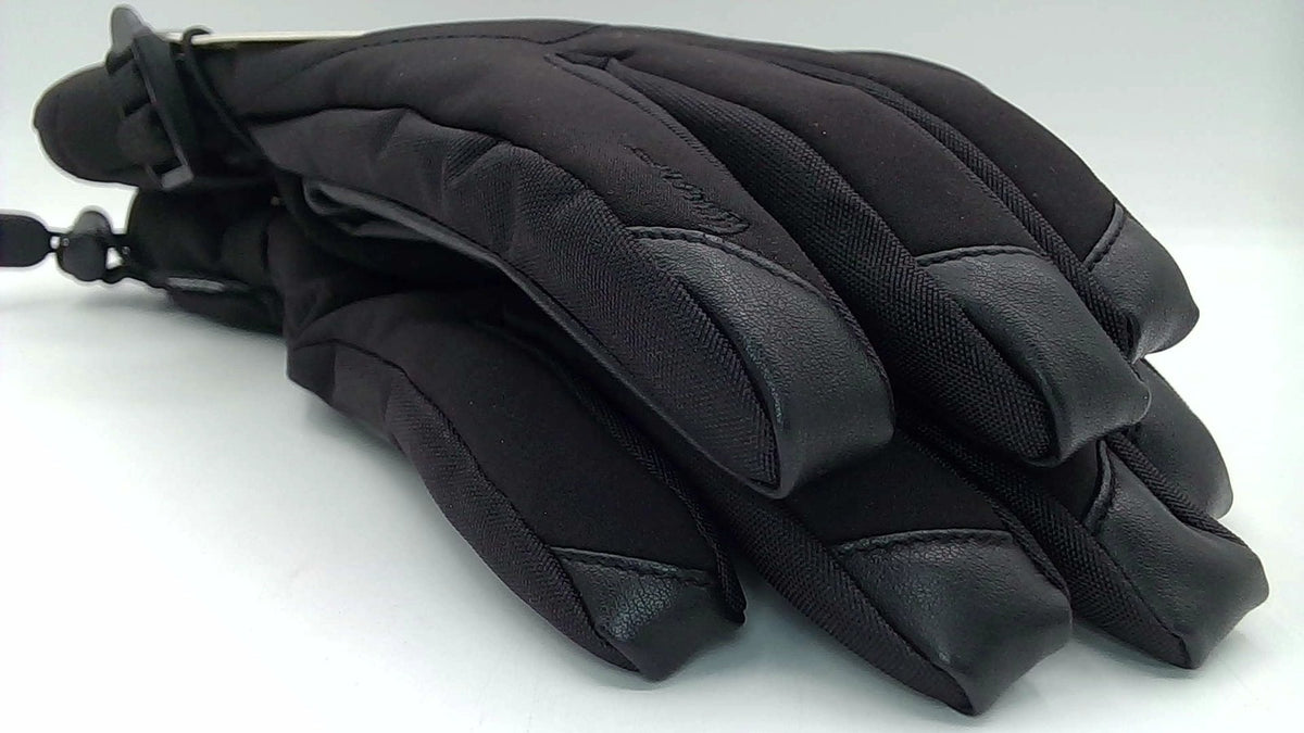 Men's Heated Winter Gloves - Insulated, Adjustable Cuff, Black
