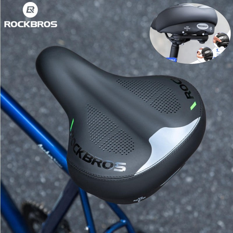 Inflatable Bicycle Seat Cushion Shock Absorbing Comfortable Saddle