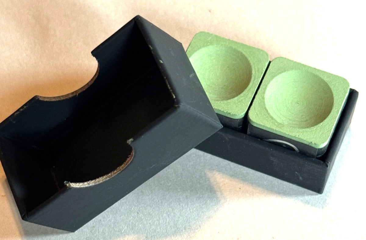 Green Chalk 2 Pack for Billiards - Pool Cue Chalk