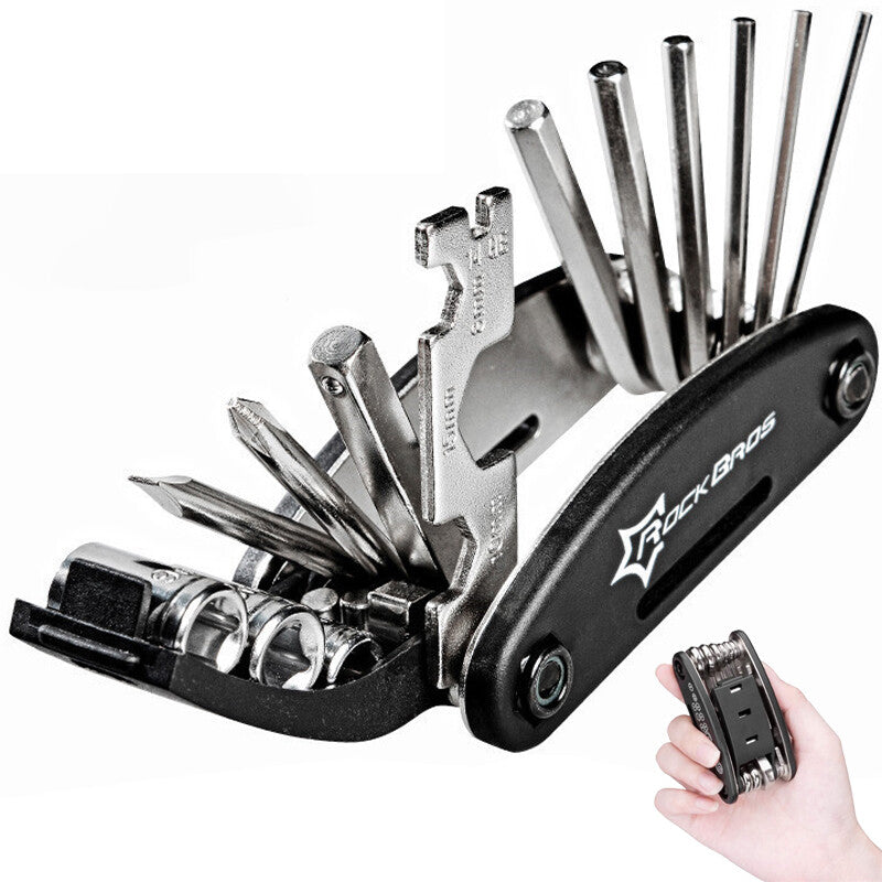 16-in-1 Bicycle Repair Tool Kit Multi-Purpose Portable Bike Maintenance Set