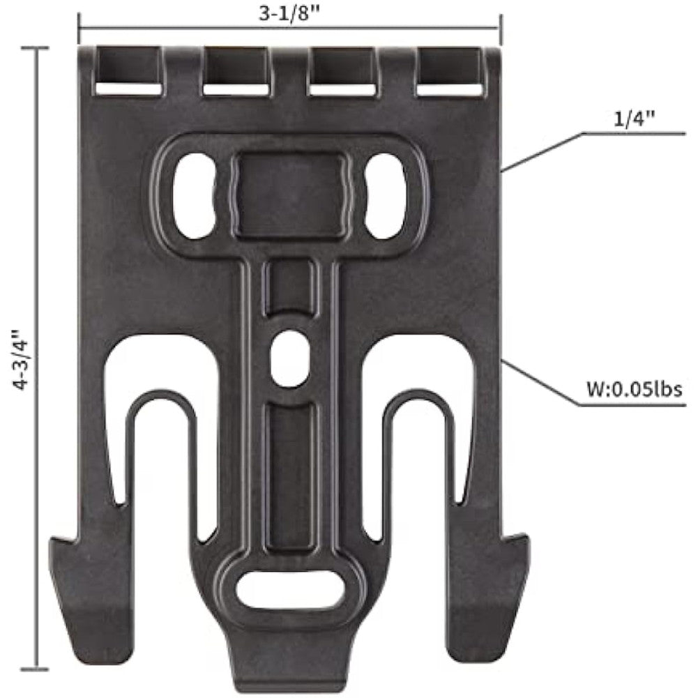 Universal Duty Holster Quick Locking System Kit with 2 QLS-19 & 2 QLS-22