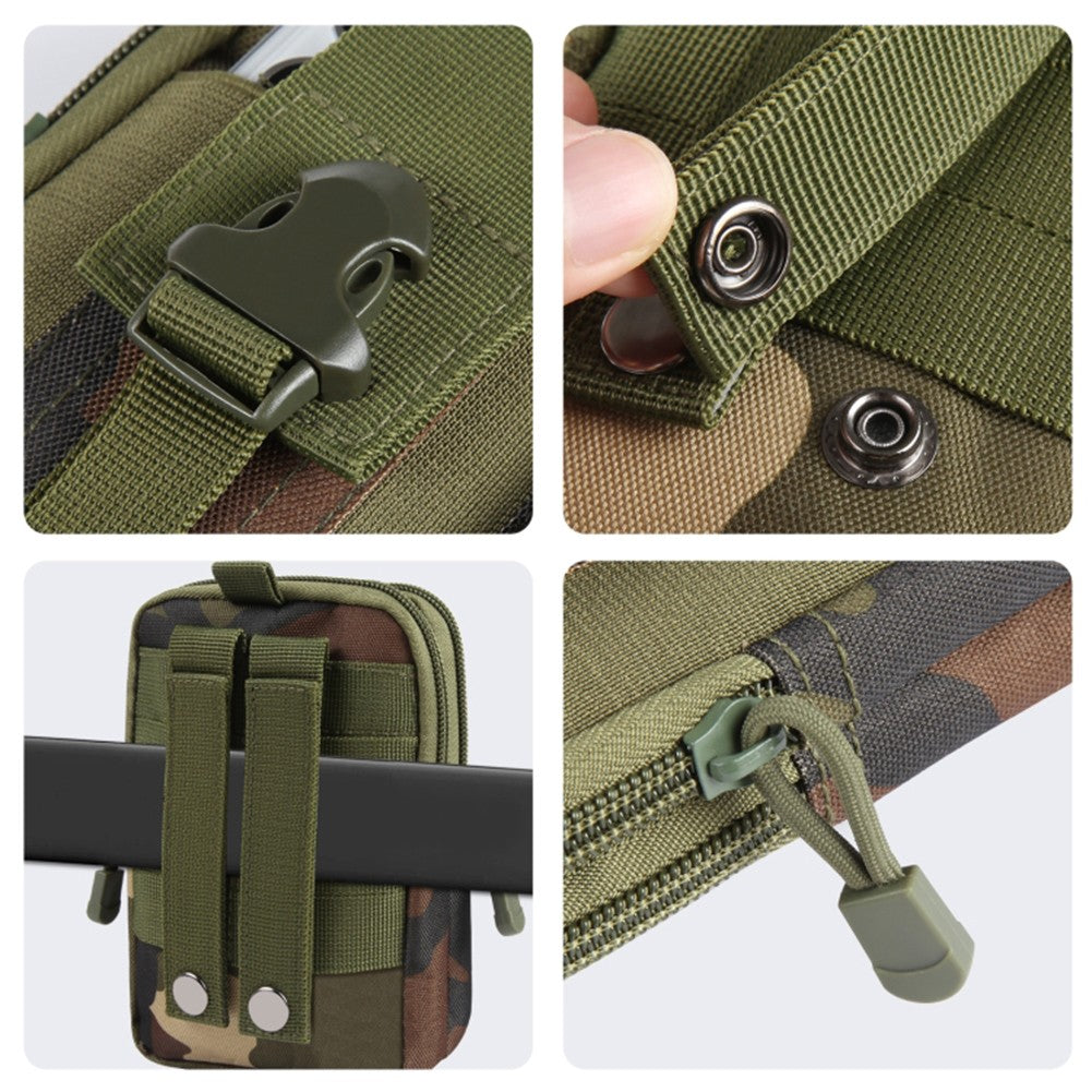 Tactical Molle Waist Pouch Utility Belt Bag Phone Holster for Outdoor & Work