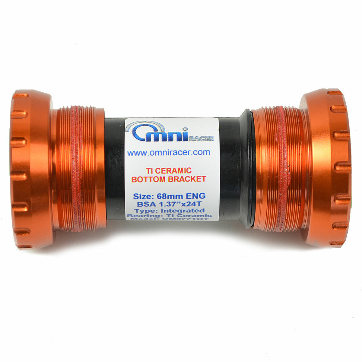 Lightweight Bicycle Bottom Bracket with Ti Ceramic Bearings - Dura Ace Compatible