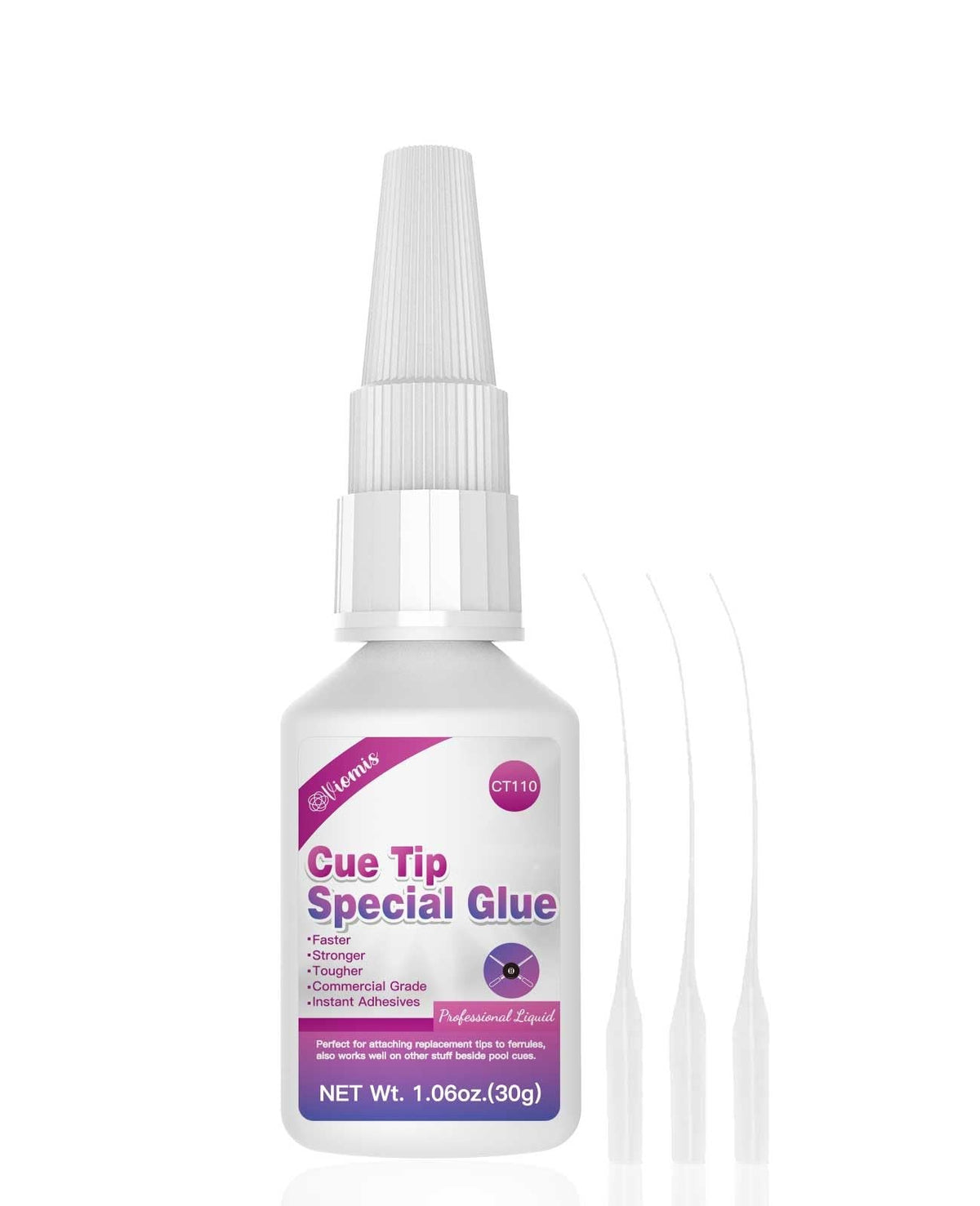 30ml Pool Cue Tip Glue - Quick-Drying Billiard Tip Adhesive