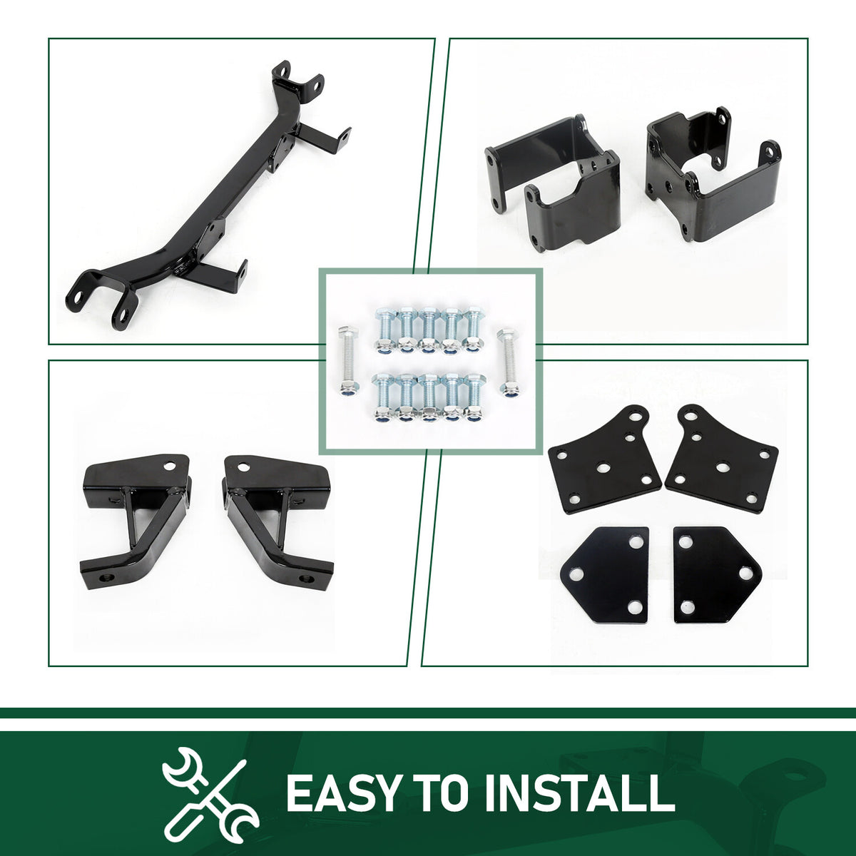 6 Inch Drop Axle Lift Kit for EZGO Golf Carts 1994.5-2001.5 Electric TXT Medalist