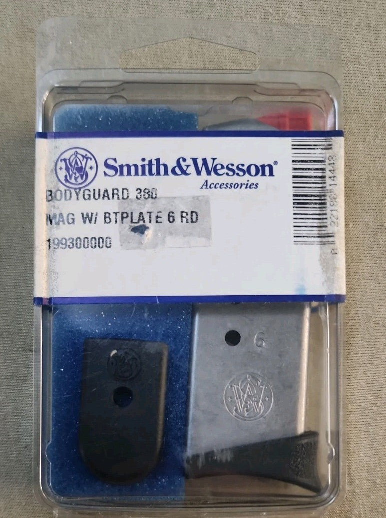 Smith & Wesson .380 ACP Magazine - 6 Round Factory Original for Bodyguard