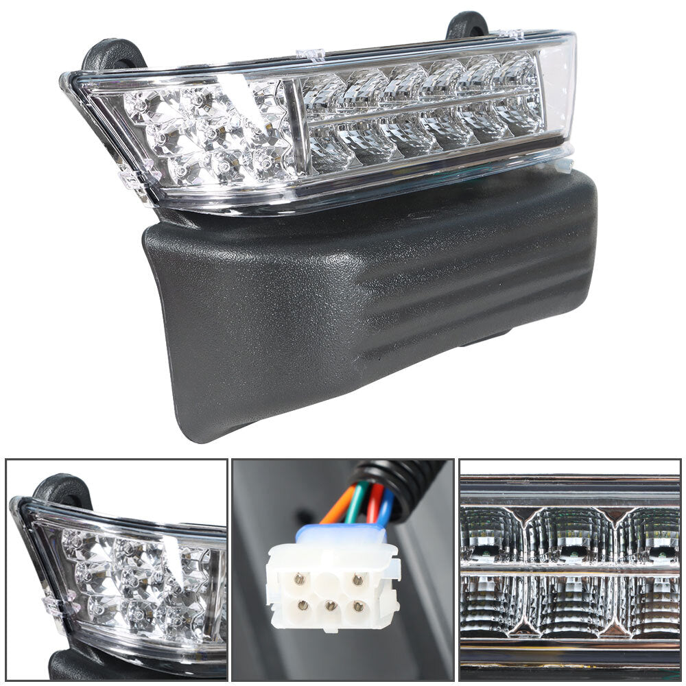 Full LED Headlight Tail Light Kit for Club Car Precedent Golf Cart 2004-2008