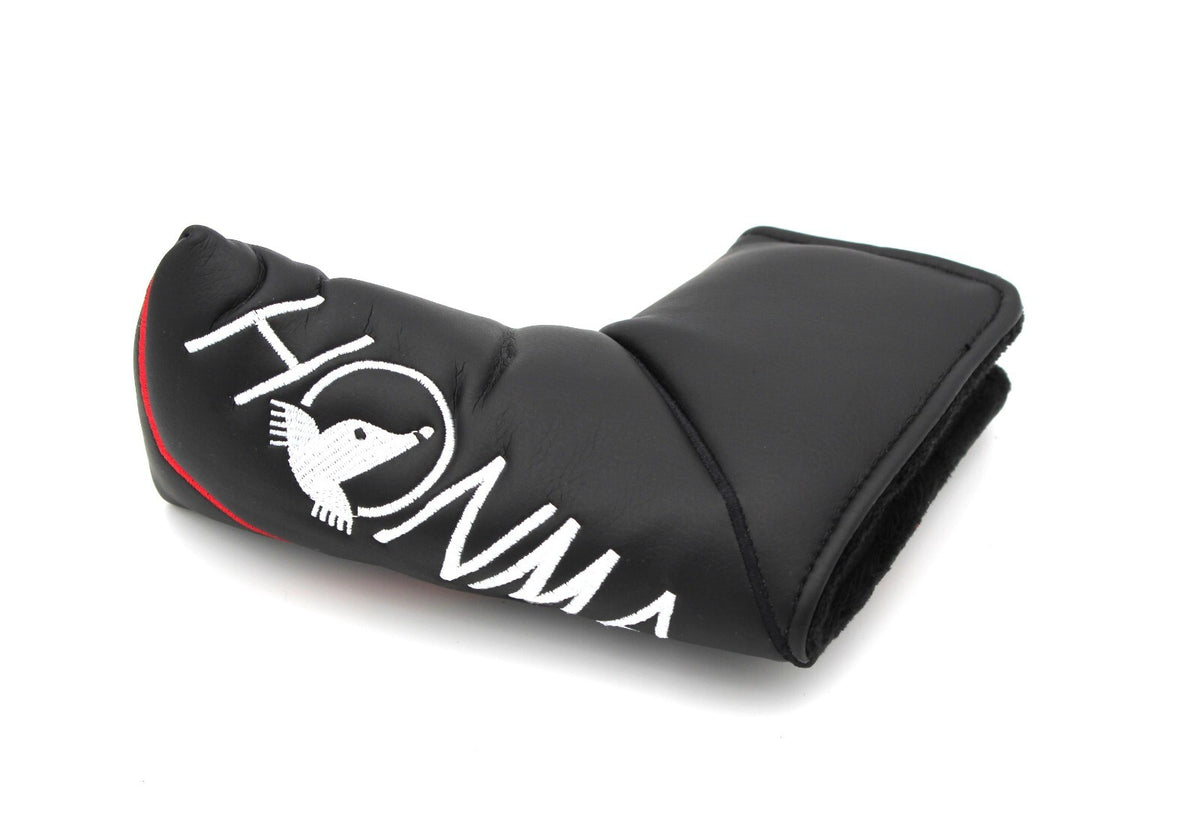 Honma Blade Putter Headcover Golf Club Head Cover Black/Red/White