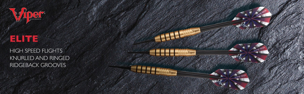 Elite Brass Soft Tip Darts 20 Gram - GLD 20-0104