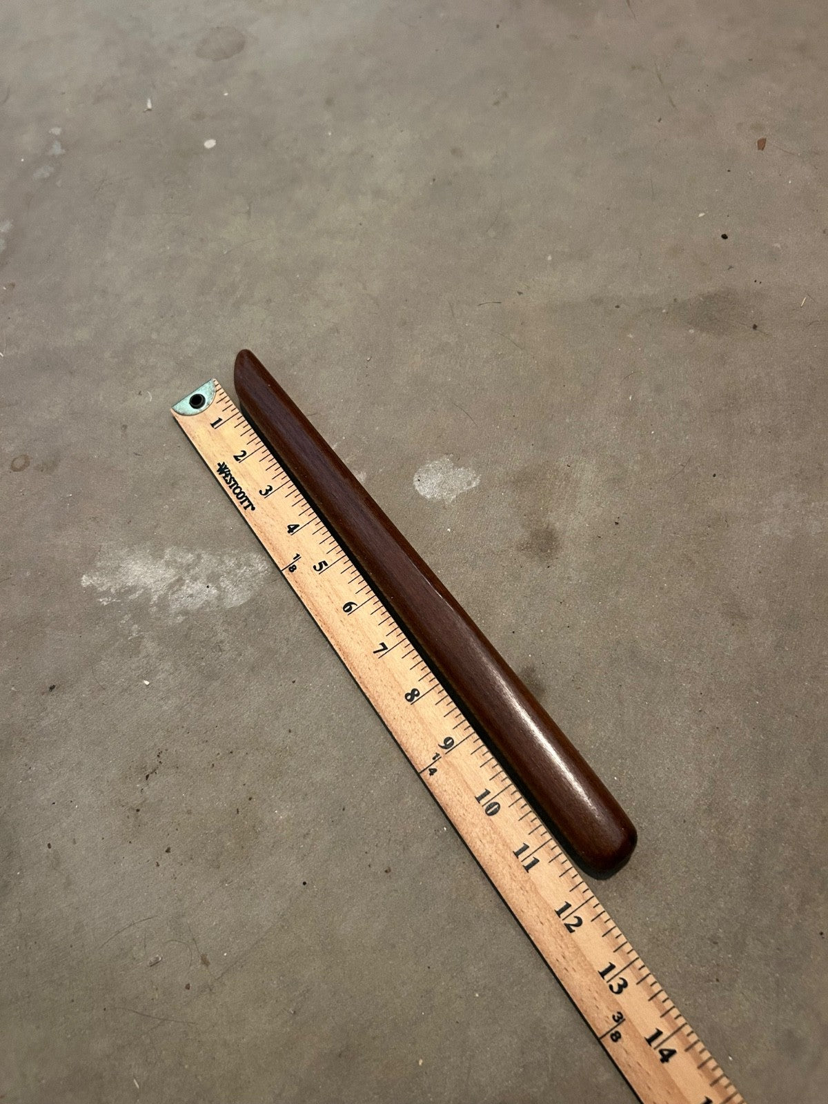 Handmade 12-Inch Wooden Tanto Bokken for Martial Arts Training - Ipe Wood