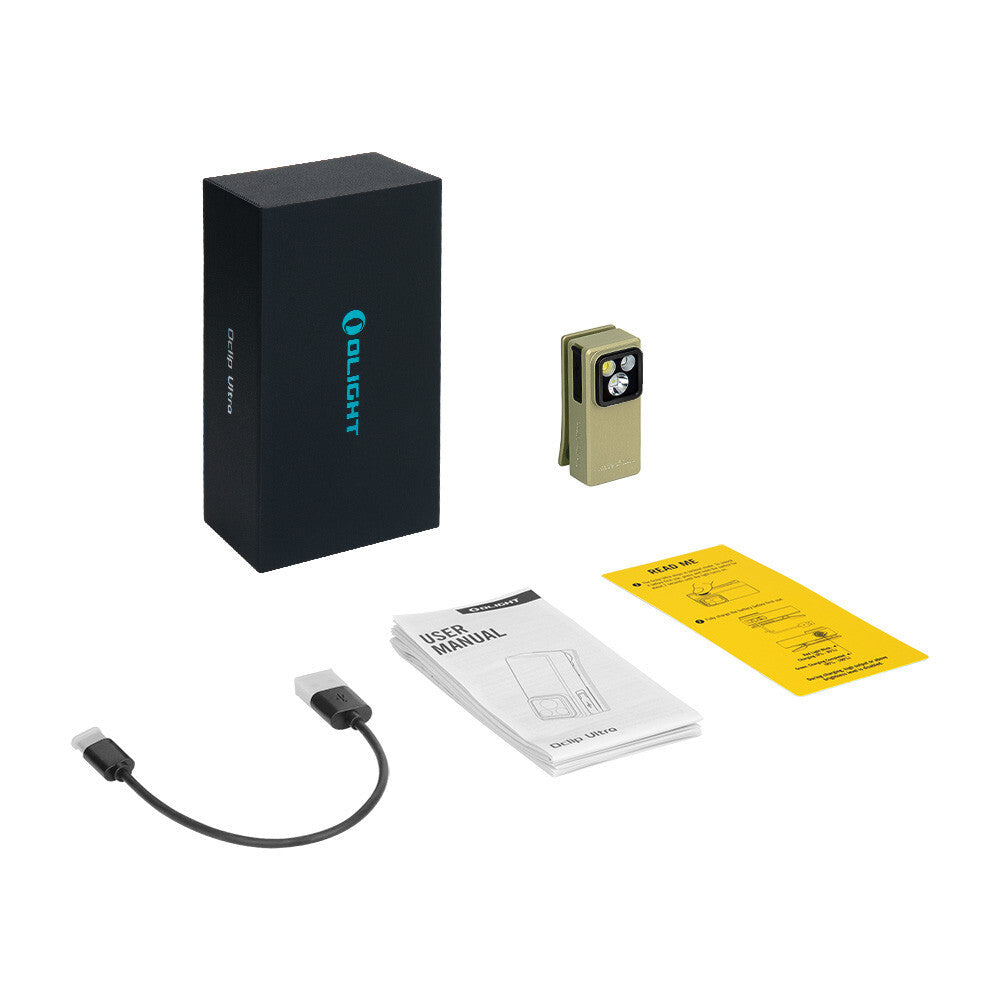 LED Clip-On Light with Flood, Spot, UV Modes - 530 Lumens EDC Compact