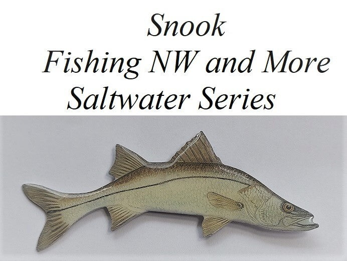 Fishing Pin - Saltwater Series Lapel & Hat Pin for Outdoor Enthusiasts