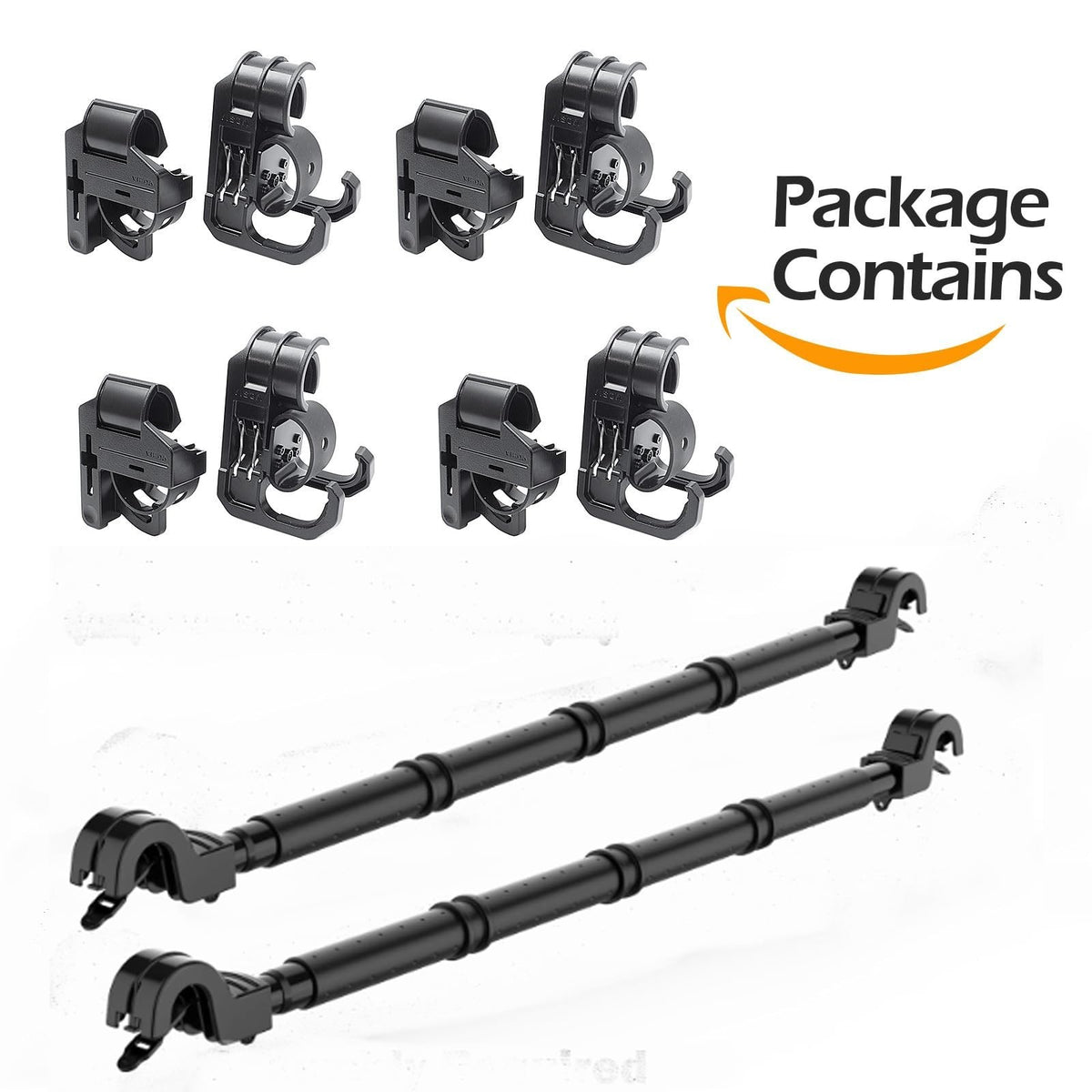 Heavy Duty Car Fishing Rod Holder Adjustable 35-57 Inch for SUV Van Truck