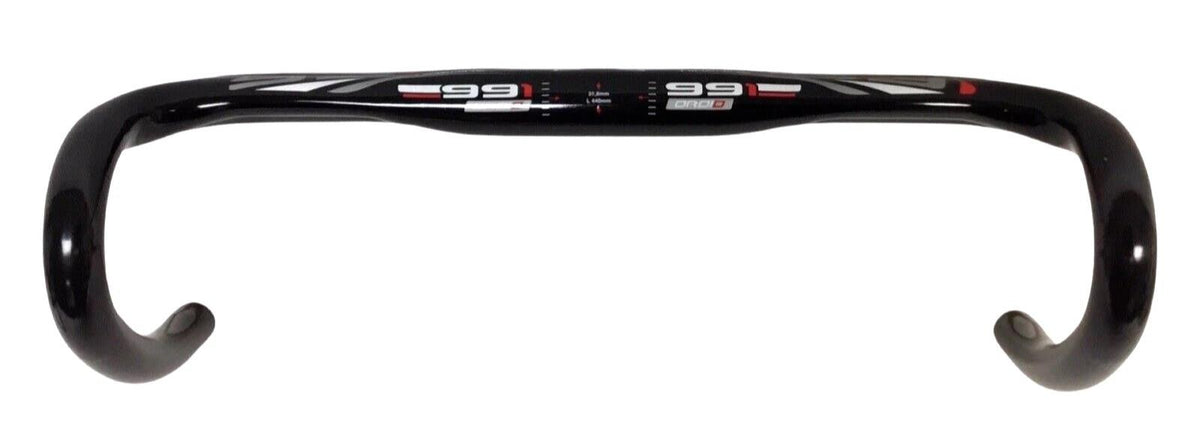 991 Droid Aero Road Handlebar 44cm Flat Top Drop Bar 31.8mm Black