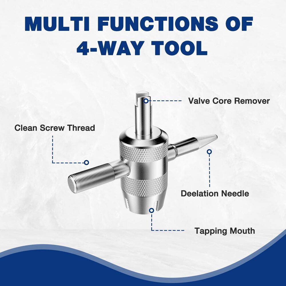 24-Piece Tire Removal Tool Set with Steel Spoons and Bag - Compatible with Bikes, ATVs, Lawn Equipment