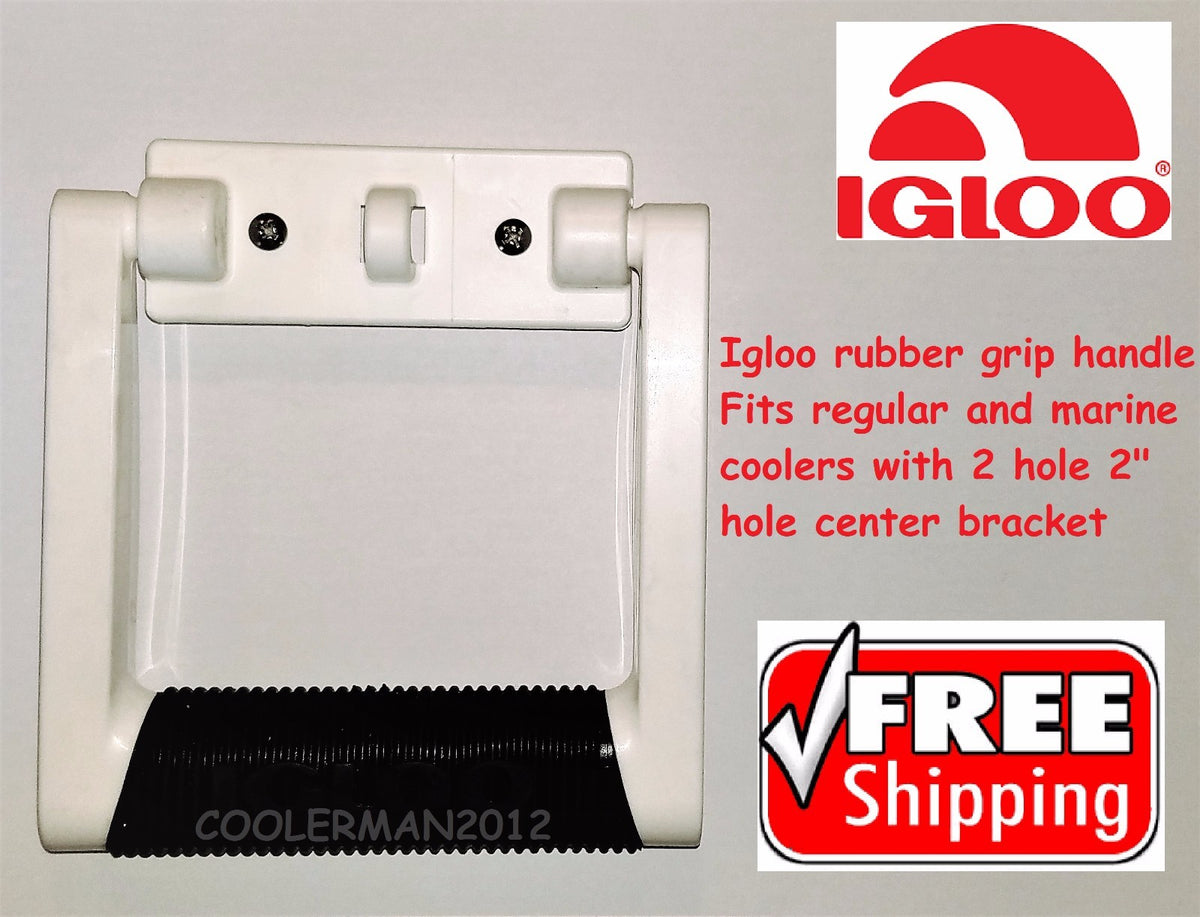 Igloo Cooler Replacement Handle with Rubber Grip for 25-75 Qt Marine & Regular Coolers