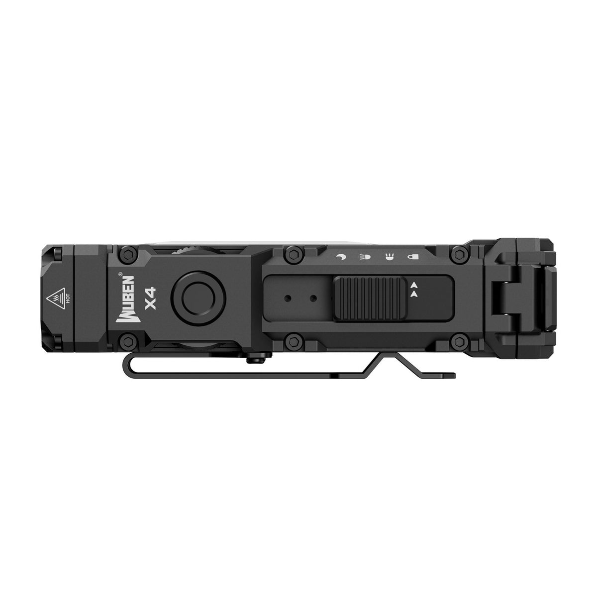 Rechargeable Tactical EDC Flashlight 1500 Lumens Compact USB-C