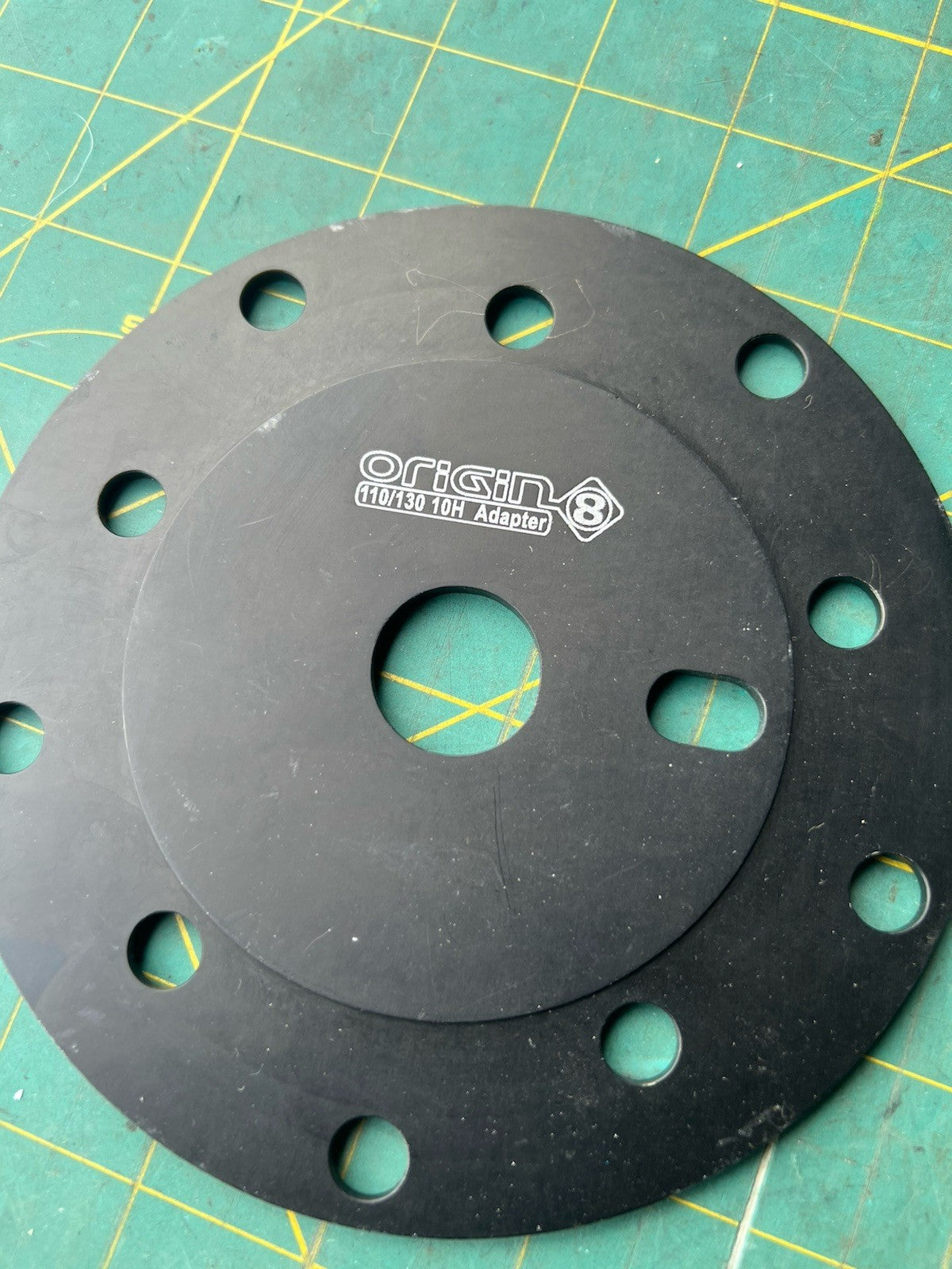 Origin8 BMX Power Disc Chainring Adapter 110/130 BCD for One Piece Cranks