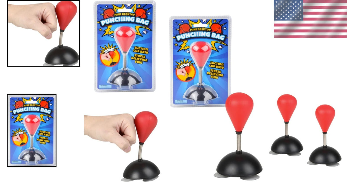 Mini Suction Cup Punching Bag - Interactive Desktop Sports for Kids & Office