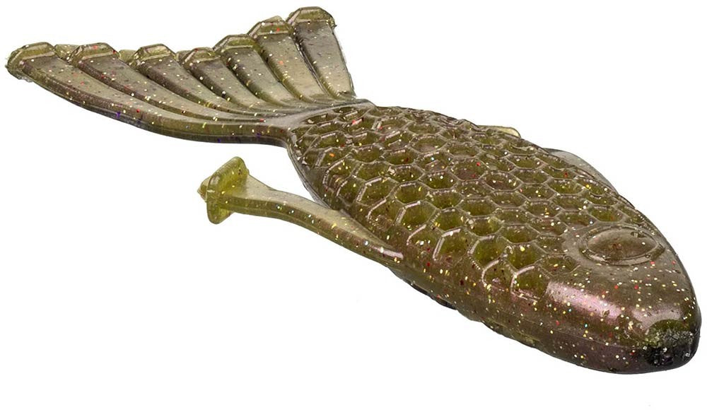 Salt-Infused Soft Plastic Creature Bait 4 Inch for Bass Fishing