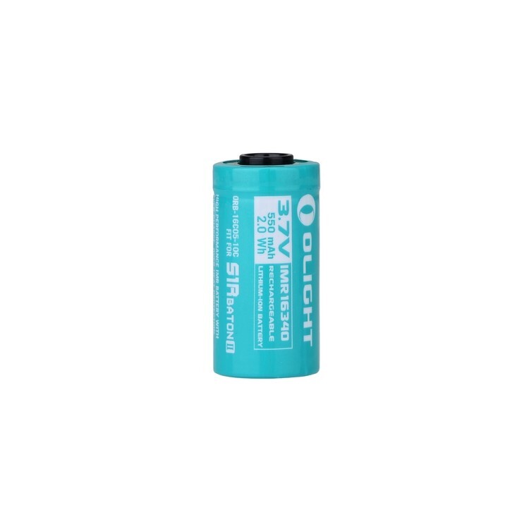 IMR16340 Rechargeable Battery 550mAh for Flashlights and Devices