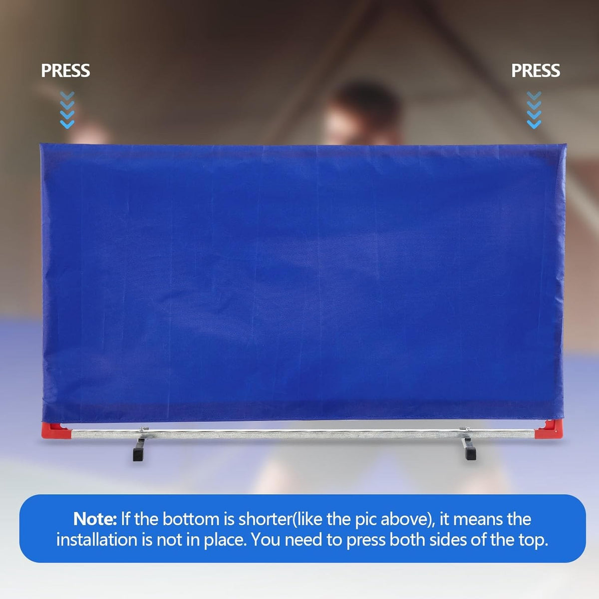 Table Tennis Barriers 5-Pack 55 x 29.5 in with 420D Oxford Cloth Blue