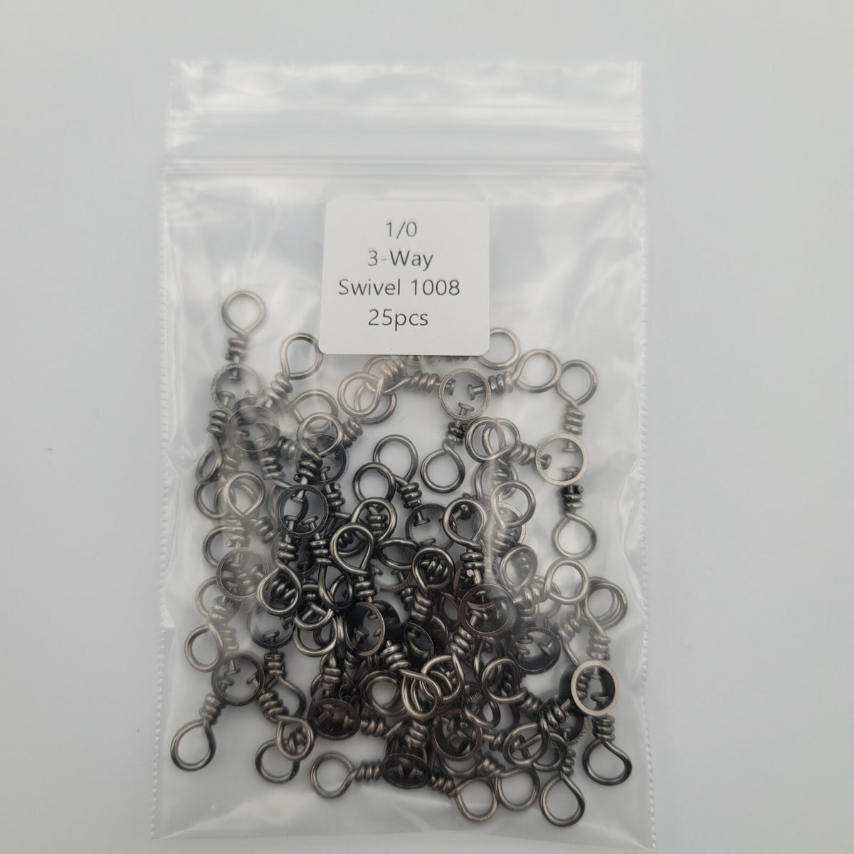 Stainless Steel Three Way Swivels Pack of 25 - Fishing Tackle Hardware